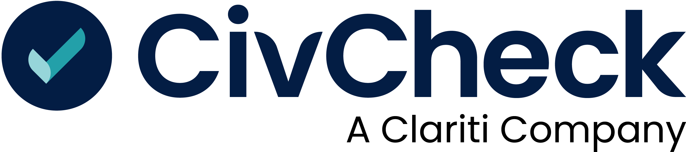 CivCheck a Clariti company logo
