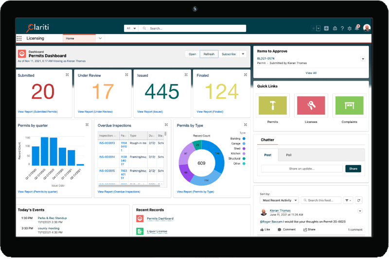Clariti Enterprise Government Permitting and Licensing Solution