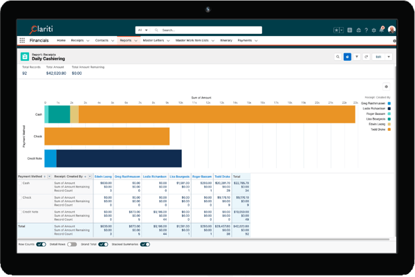 Clariti Financials for Permitting and Licensing