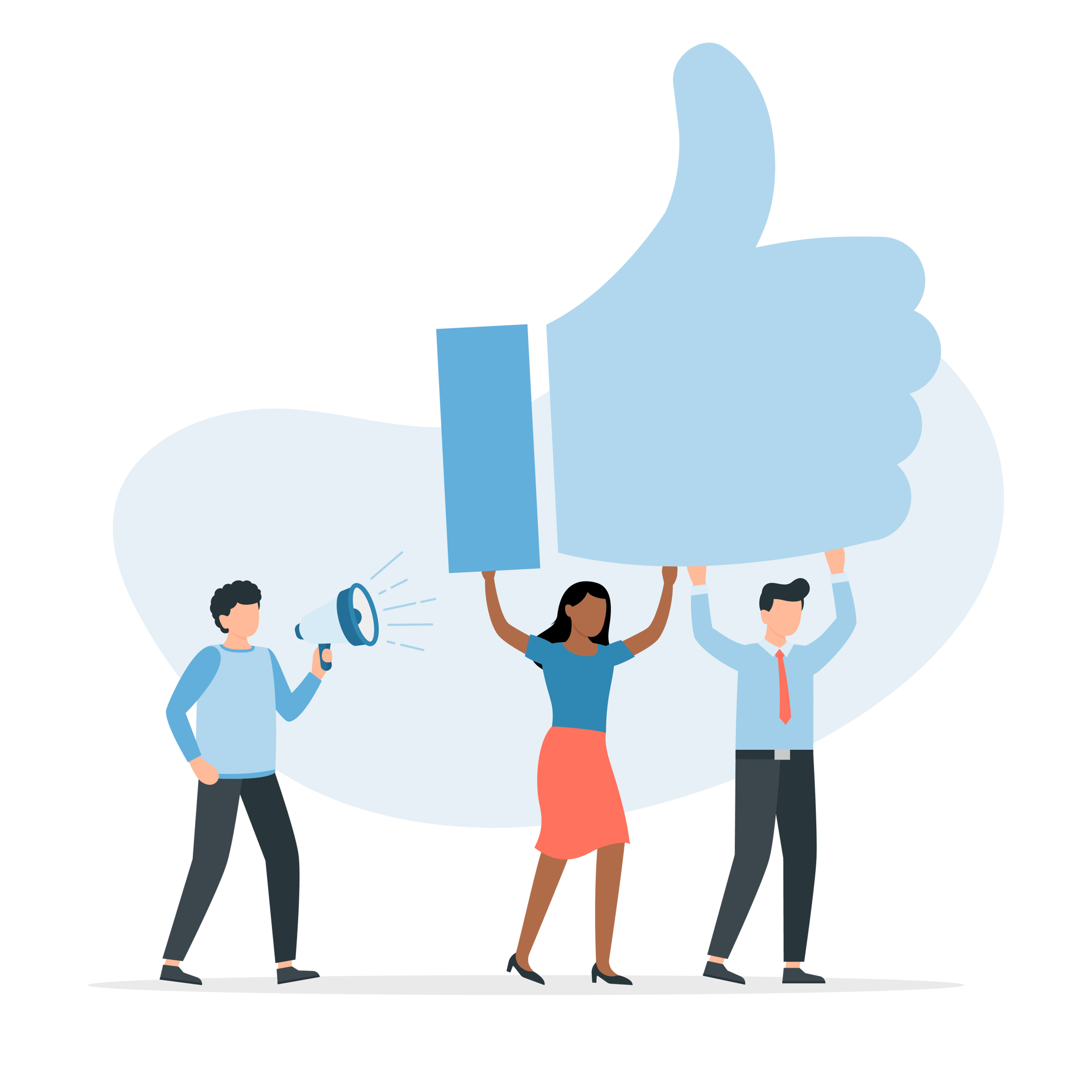 Третье мнение логотип. Positive vector. Opinion illustration. Customer opinion icon.